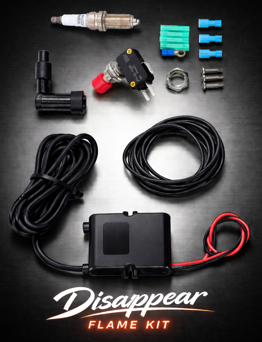 Disappear Flame Kit – Single Exhaust Fire System for Cars & Motorcycles 🔥