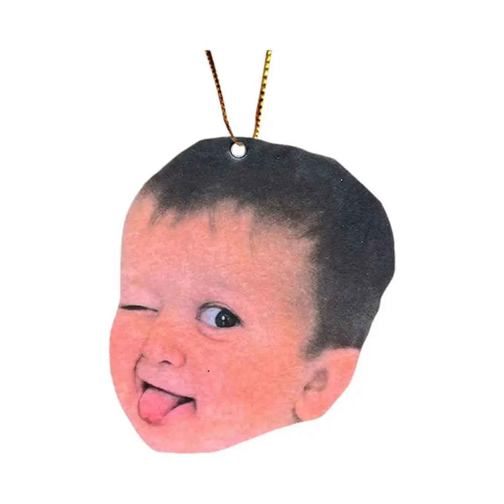 Creative HASBULLAH Car Rearview Mirror Pendant Russia Online Celebrity Baby Car Hanging Decor For Auto Interior Decortaion