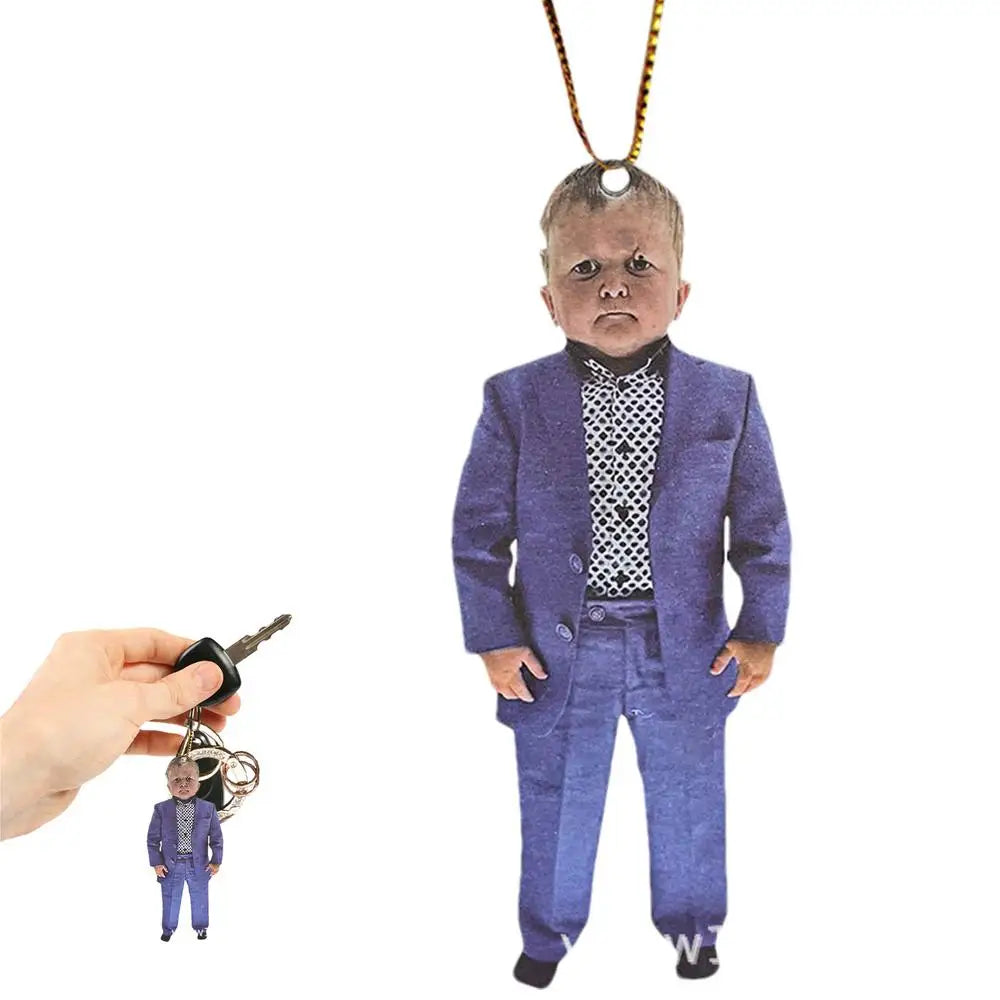 Creative HASBULLAH Car Rearview Mirror Pendant Russia Online Celebrity Baby Car Hanging Decor For Auto Interior Decortaion