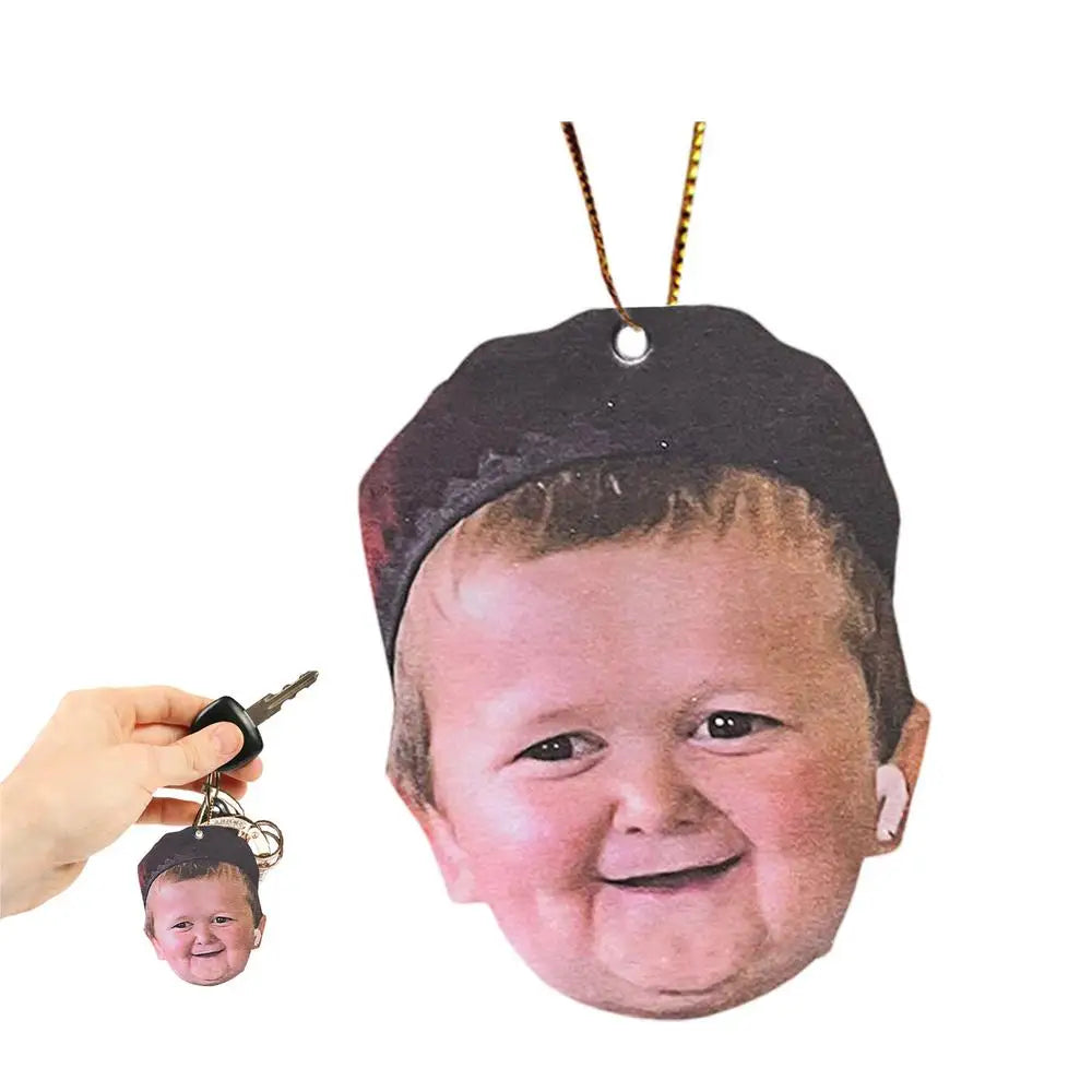 Creative HASBULLAH Car Rearview Mirror Pendant Russia Online Celebrity Baby Car Hanging Decor For Auto Interior Decortaion