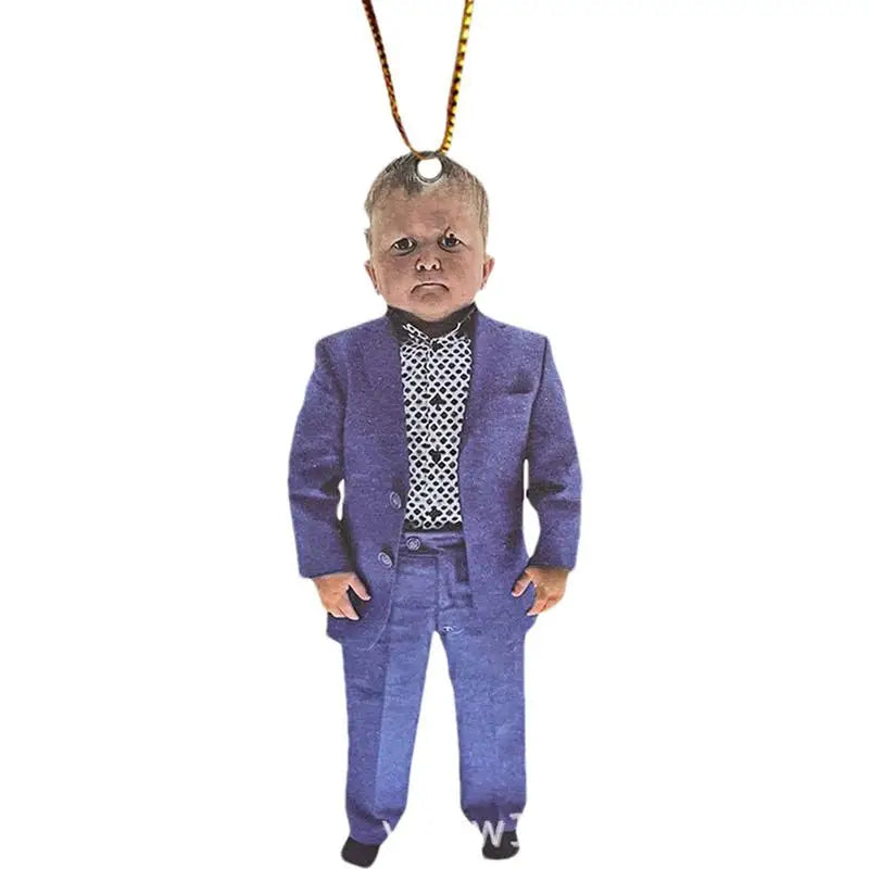 Creative HASBULLAH Car Rearview Mirror Pendant Russia Online Celebrity Baby Car Hanging Decor For Auto Interior Decortaion